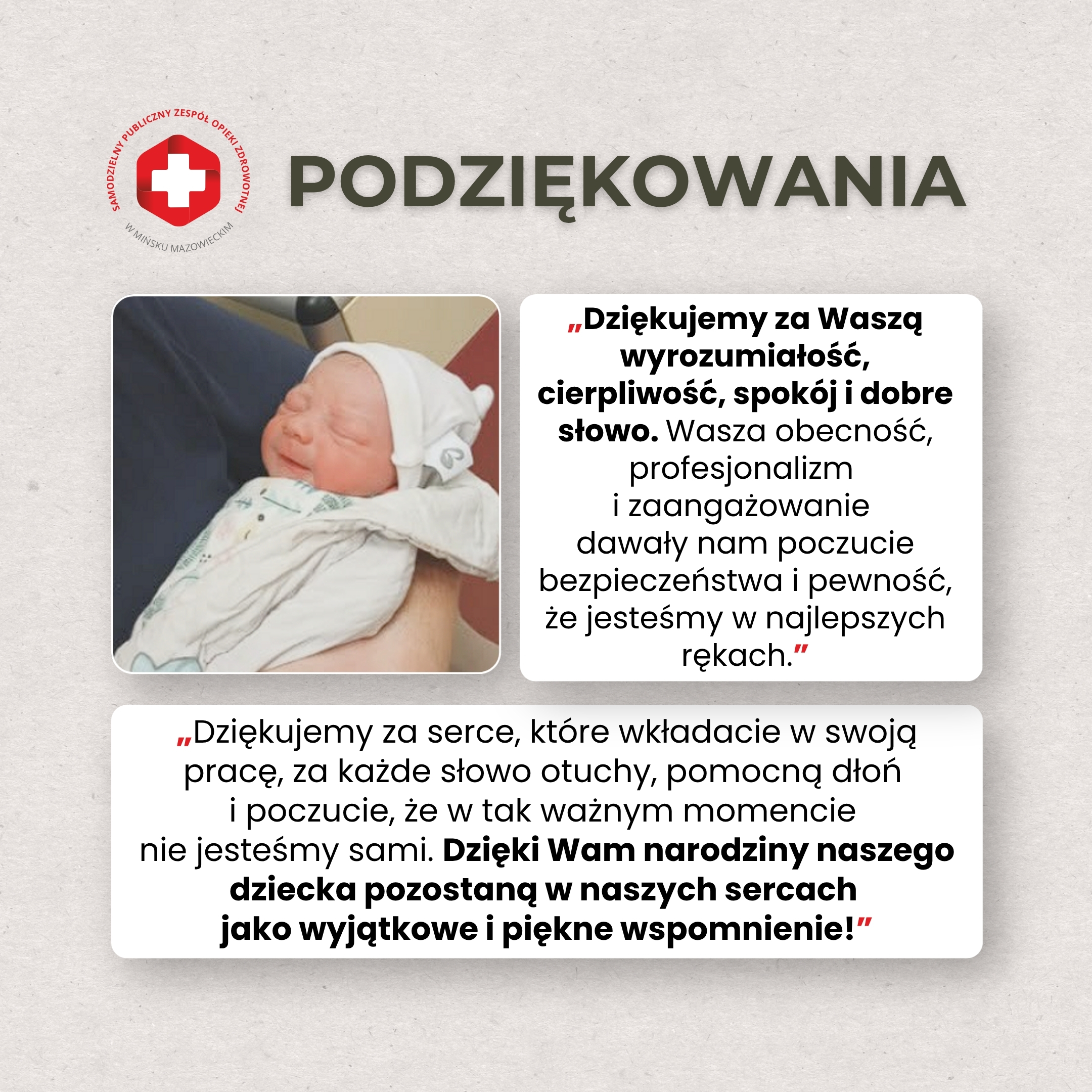 Read more about the article Narodziny Leona i słowa, które chwytają za serce. Podziękowania dla naszego Zespołu